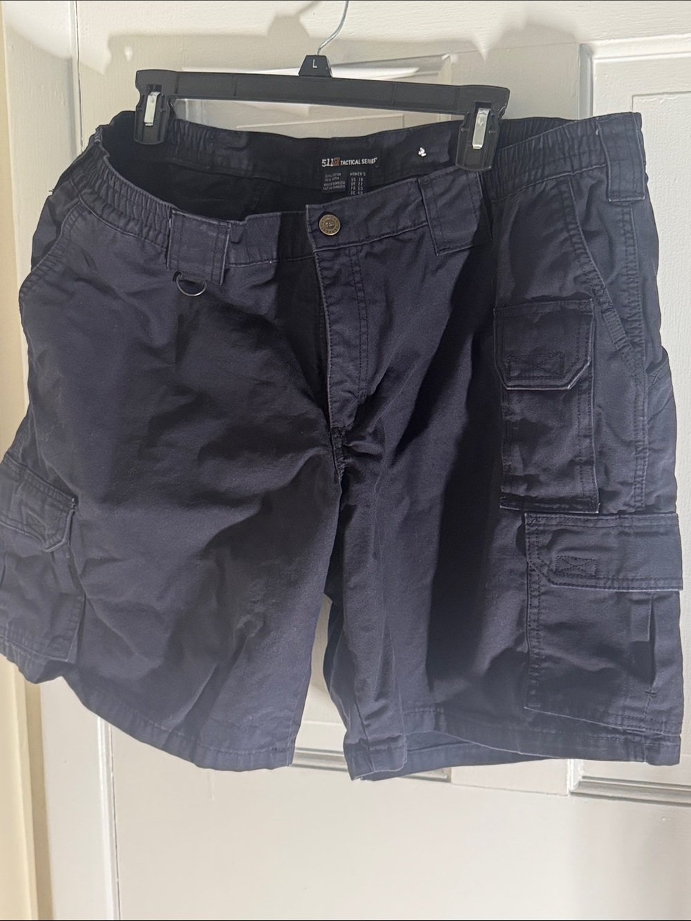 5.11 Tactical Women's Navy Cargo Shorts with Multiple Utility Pockets